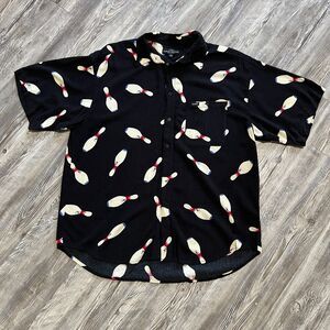 Vintage 90s Guess by Georges Marciano Bowling Shirt L